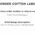 PPLR_HIDDEN_PRODUCT Reorder Previous Label Design - COTTON