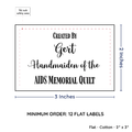 PPLR_HIDDEN_PRODUCT Large Text Only Label (2"x3"-Cotton)
