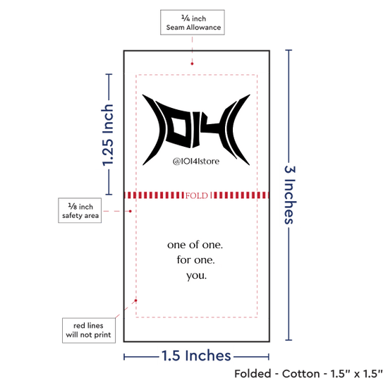 PPLR_HIDDEN_PRODUCT Print Your Logo or Image on FOLDED Cotton Tags