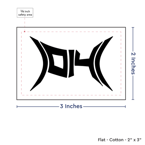 PPLR_HIDDEN_PRODUCT Print your Logo or Image on FLAT Cotton Tags