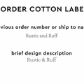 PPLR_HIDDEN_PRODUCT Reorder Previous Label Design - COTTON