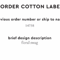 PPLR_HIDDEN_PRODUCT Reorder Previous Label Design - COTTON