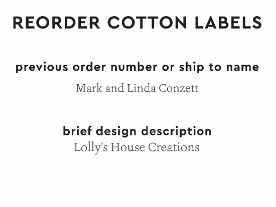PPLR_HIDDEN_PRODUCT Reorder Previous Label Design - COTTON