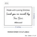 PPLR_HIDDEN_PRODUCT Large Text Only Label (2"x3"-Cotton)
