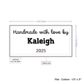 PPLR_HIDDEN_PRODUCT Text Only Medium Large Label (1.5"x3"-Cotton)