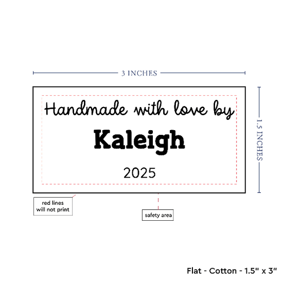 PPLR_HIDDEN_PRODUCT Text Only Medium Large Label (1.5"x3"-Cotton)