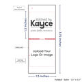 PPLR_HIDDEN_PRODUCT Print your logo/Image on Satin Tags (1.5" wide - Satin)