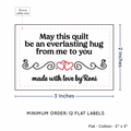 PPLR_HIDDEN_PRODUCT Double Heart Quote (2"x3" Cotton - 12 labels/set)