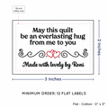 PPLR_HIDDEN_PRODUCT Double Heart Quote (2"x3" Cotton - 12 labels/set)