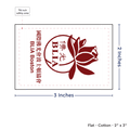 PPLR_HIDDEN_PRODUCT Print your Logo or Image on FLAT Cotton Tags