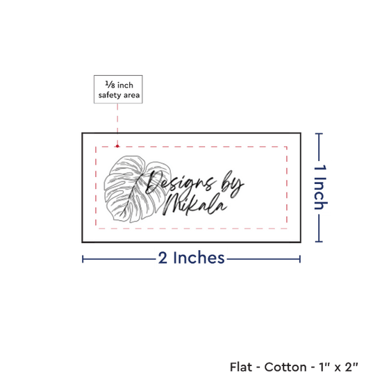 PPLR_HIDDEN_PRODUCT Print your Logo or Image on FLAT Cotton Tags