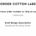 PPLR_HIDDEN_PRODUCT Reorder Previous Label Design - COTTON