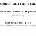 PPLR_HIDDEN_PRODUCT Reorder Previous Label Design - COTTON