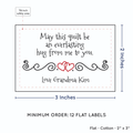 PPLR_HIDDEN_PRODUCT Double Heart Quote (2"x3" Cotton - 12 labels/set)