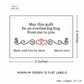 PPLR_HIDDEN_PRODUCT Double Heart Quote (2"x3" Cotton - 12 labels/set)