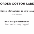 PPLR_HIDDEN_PRODUCT Reorder Previous Label Design - COTTON