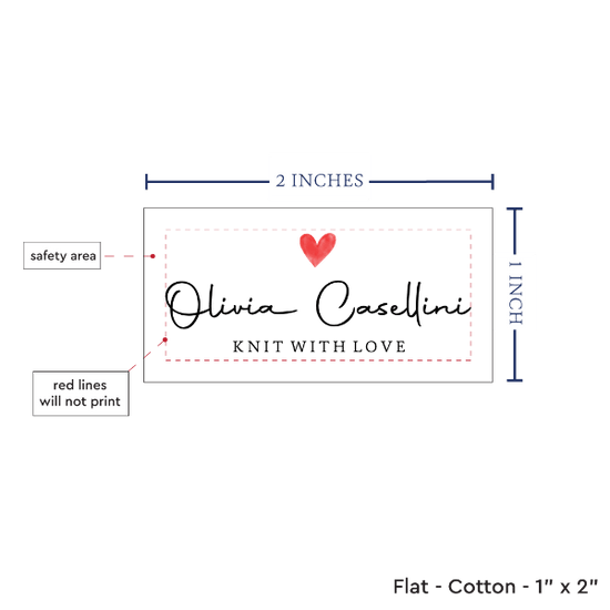 PPLR_HIDDEN_PRODUCT Simple Heart (2"x1"-Cotton)