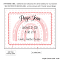 PPLR_HIDDEN_PRODUCT Pink Rainbow Baby Label