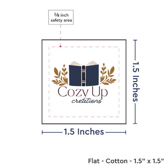 PPLR_HIDDEN_PRODUCT Print your Logo or Image on FLAT Cotton Tags