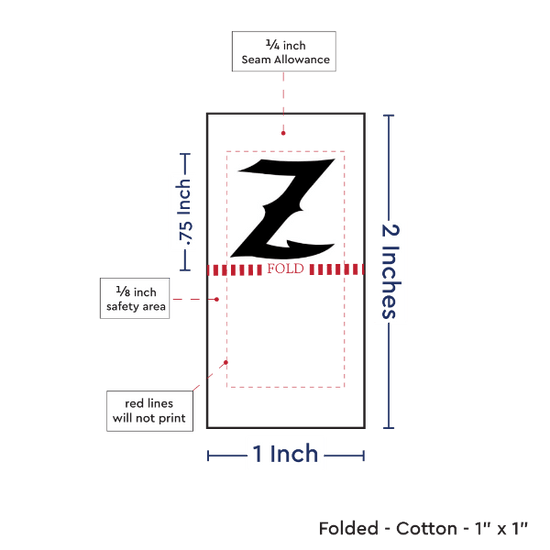 PPLR_HIDDEN_PRODUCT Print Your Logo or Image on FOLDED Cotton Tags