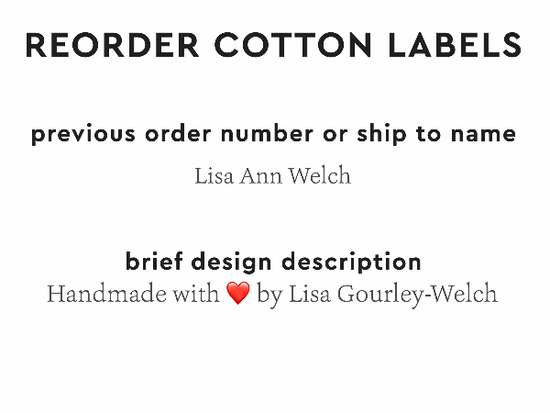 PPLR_HIDDEN_PRODUCT Reorder Previous Label Design - COTTON