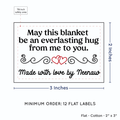 PPLR_HIDDEN_PRODUCT Double Heart Quote (2"x3" Cotton - 12 labels/set)