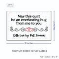 PPLR_HIDDEN_PRODUCT Double Heart Quote (2"x3" Cotton - 12 labels/set)