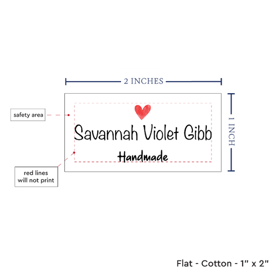 PPLR_HIDDEN_PRODUCT Simple Heart (2"x1"-Cotton)