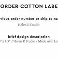 PPLR_HIDDEN_PRODUCT Reorder Previous Label Design - COTTON
