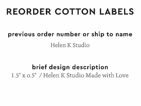 PPLR_HIDDEN_PRODUCT Reorder Previous Label Design - COTTON
