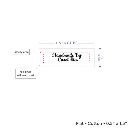 PPLR_HIDDEN_PRODUCT Two Line Tiny Labels (0.5"x1.5"-Cotton)