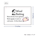 PPLR_HIDDEN_PRODUCT Print your Logo or Image on FLAT Cotton Tags
