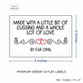 PPLR_HIDDEN_PRODUCT Double Heart Quote (2"x3" Cotton - 12 labels/set)