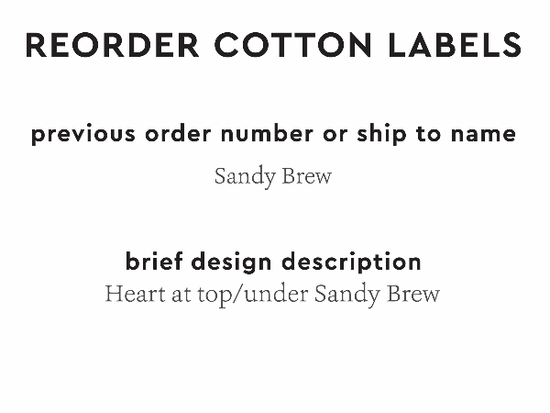 PPLR_HIDDEN_PRODUCT Reorder Previous Label Design - COTTON