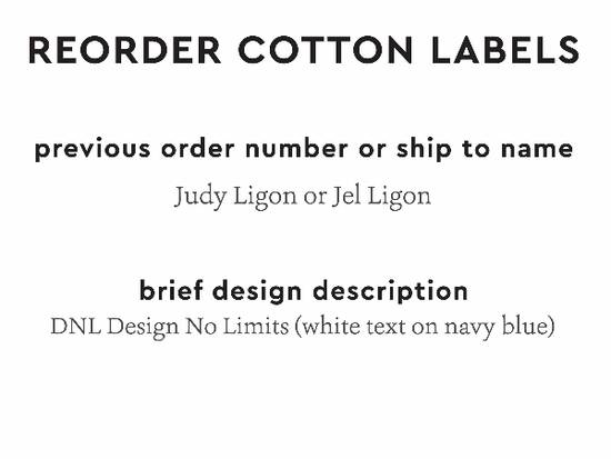 PPLR_HIDDEN_PRODUCT Reorder Previous Label Design - COTTON