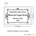 PPLR_HIDDEN_PRODUCT Swirl Accent Border (2"x3" Cotton - 12 labels/set)
