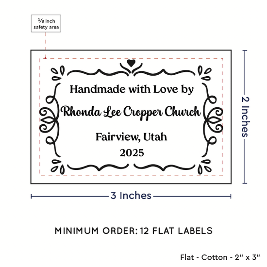 PPLR_HIDDEN_PRODUCT Swirl Accent Border (2"x3" Cotton - 12 labels/set)