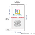 PPLR_HIDDEN_PRODUCT Print Your Logo or Image on FOLDED Cotton Tags