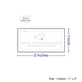 PPLR_HIDDEN_PRODUCT Print your Logo or Image on FLAT Cotton Tags