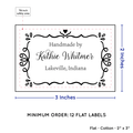 PPLR_HIDDEN_PRODUCT Swirl Accent Border (2"x3" Cotton - 12 labels/set)
