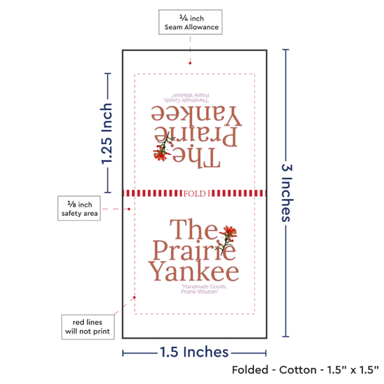 PPLR_HIDDEN_PRODUCT Print Your Logo or Image on FOLDED Cotton Tags