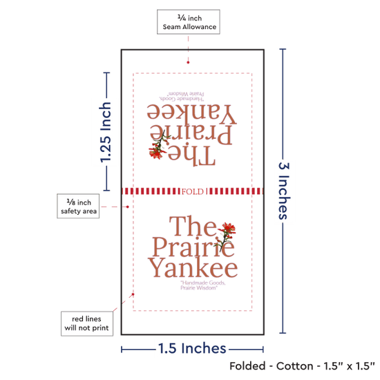 PPLR_HIDDEN_PRODUCT Print Your Logo or Image on FOLDED Cotton Tags