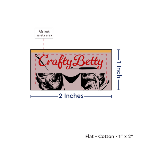 PPLR_HIDDEN_PRODUCT Print your Logo or Image on FLAT Cotton Tags