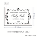 PPLR_HIDDEN_PRODUCT Swirl Accent Border (2"x3" Cotton - 12 labels/set)