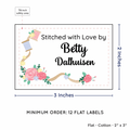 PPLR_HIDDEN_PRODUCT Thread and Flowers (2"x3" Cotton - 12 labels/set)