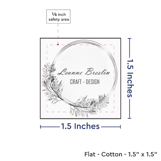PPLR_HIDDEN_PRODUCT Print your Logo or Image on FLAT Cotton Tags