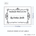 PPLR_HIDDEN_PRODUCT Swirl Accent Border with Fill in Blanks (2"x3" Cotton - 12 labels/set)