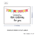 PPLR_HIDDEN_PRODUCT Colorful Banner (2"x3" Cotton - 12 labels/set)