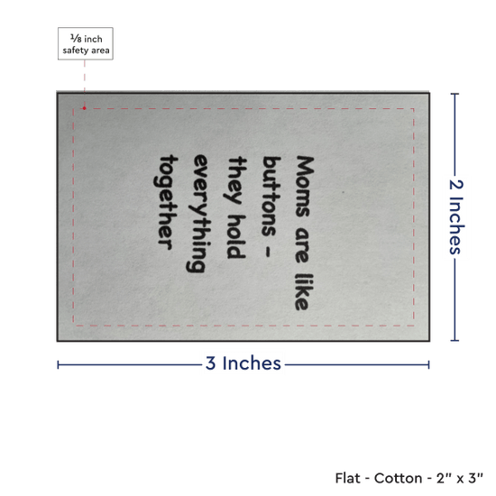PPLR_HIDDEN_PRODUCT Print your Logo or Image on FLAT Cotton Tags