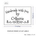 PPLR_HIDDEN_PRODUCT Double Heart Border (2"x3" Cotton - 12 labels/set)